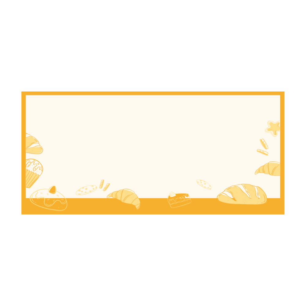 Bread Labels - 50x90mm (65 pcs) - B Series