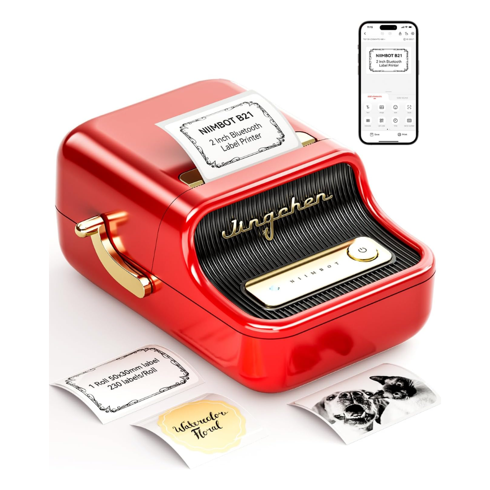 NIIMBOT B21S Smart Portable Label Printer