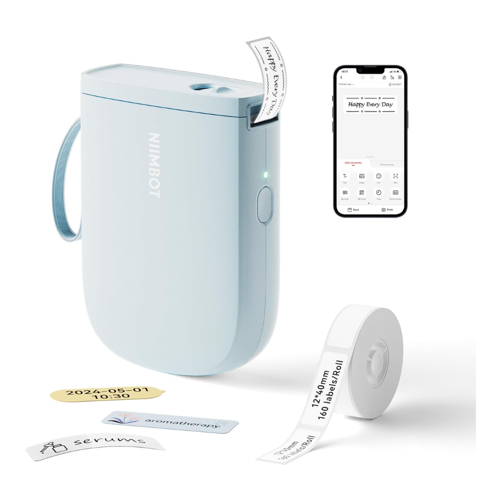NIIMBOT D11_H Slim Portable Label Printer